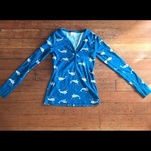 Hanna Andersson Button Up Thermal Top